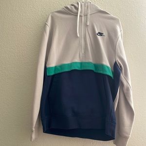 Nike half zip hoodie